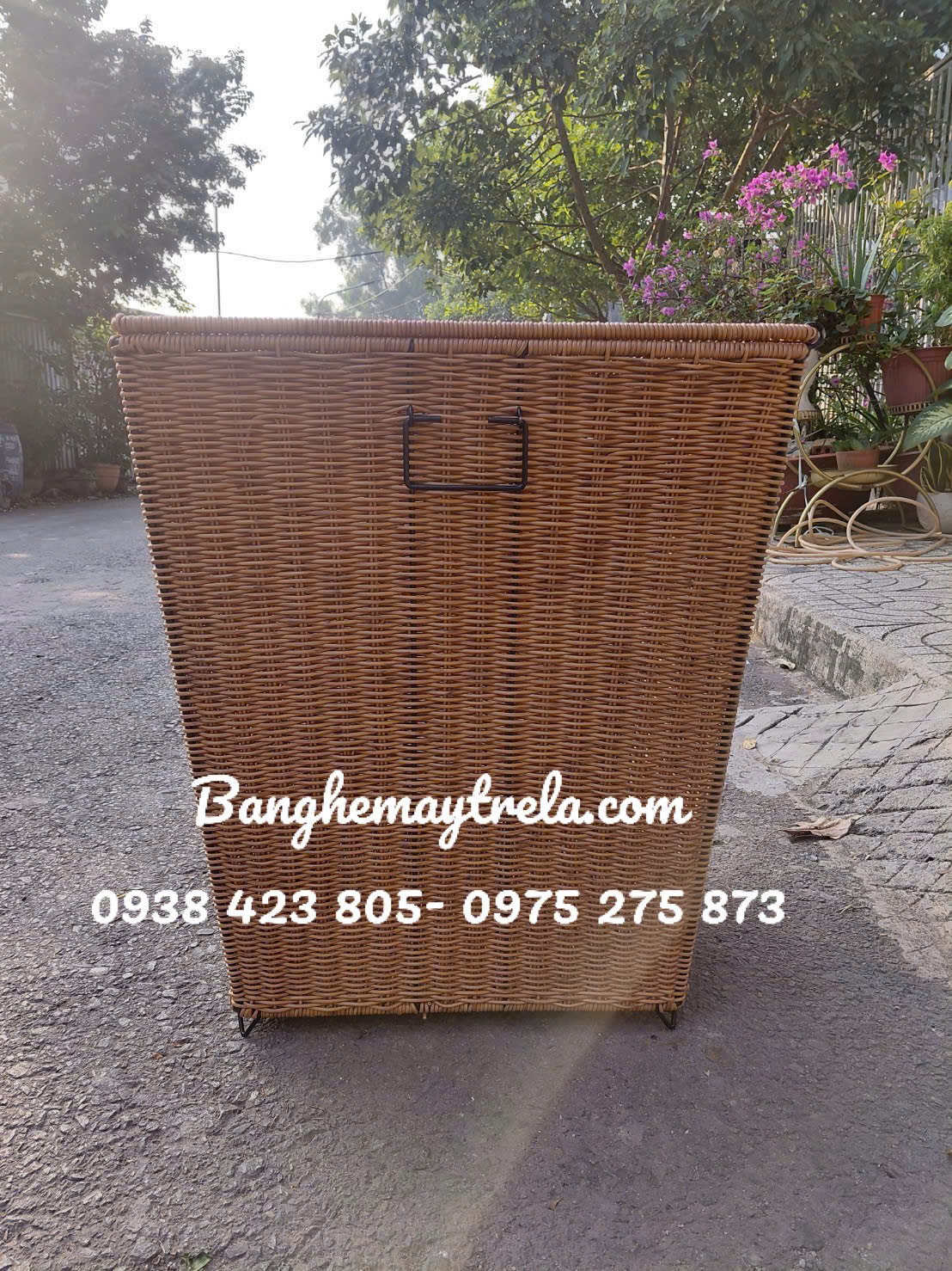Giỏ vuông đựng đồ mây nhựa